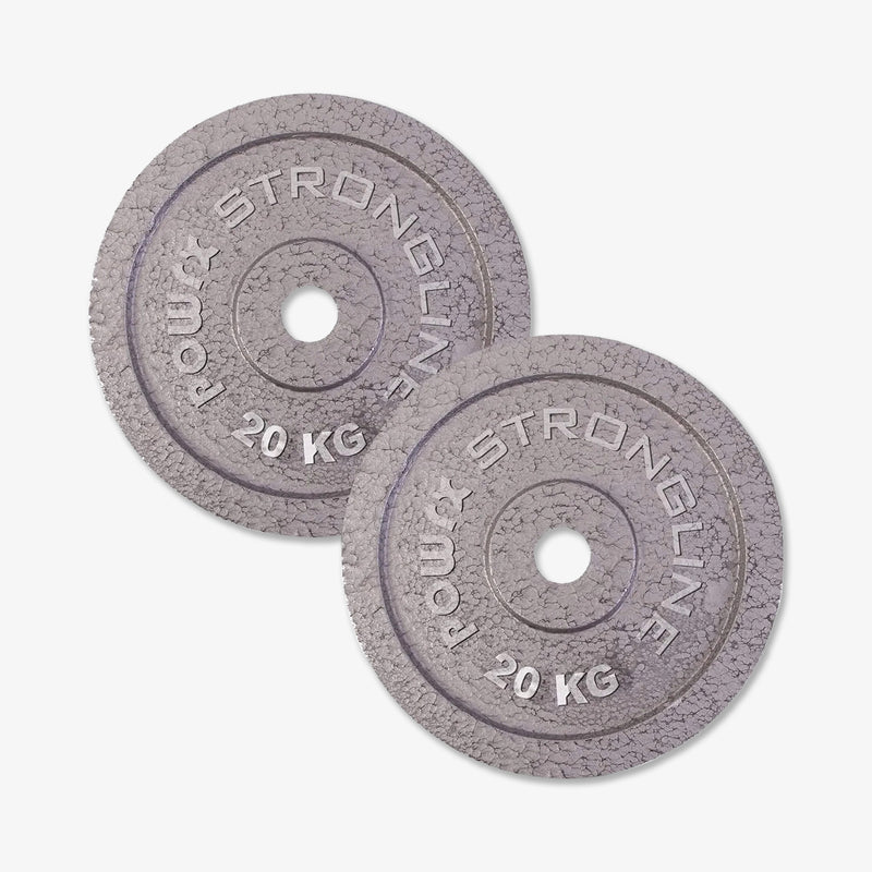 Weight plates 30 mm silver